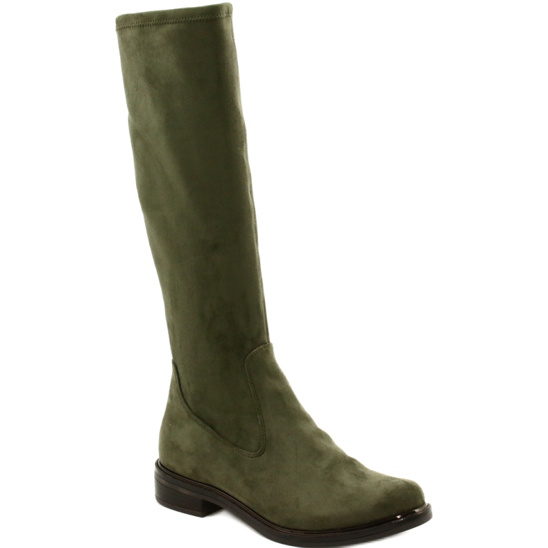 Boots femme Caprice 25512-27 737 olive stretch vert 1 Boots femme Caprice 25512-27 737 olive stretch vert 1
