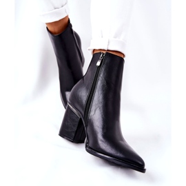 POTOCKI Bottes Airah noires classiques à talons hauts le noir 2