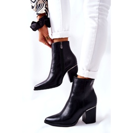 POTOCKI Bottes Airah noires classiques à talons hauts 3