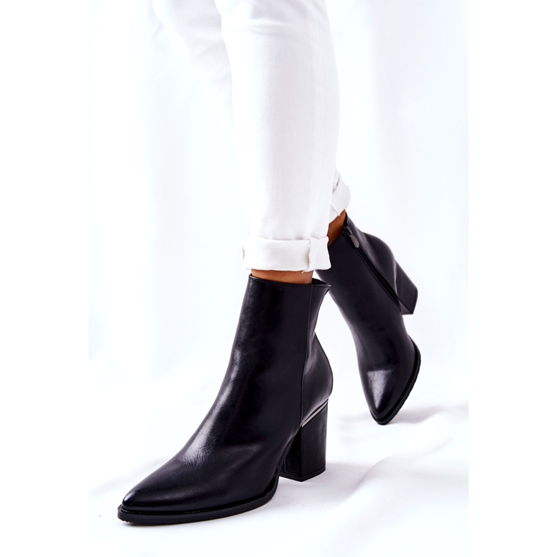 POTOCKI Bottes Airah noires classiques à talons hauts le noir 5