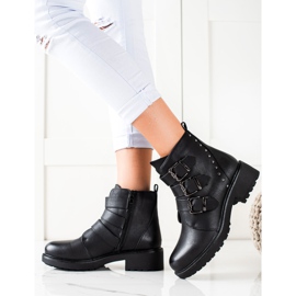 Anesia Paris Ouvriers avec des boucles noir 1