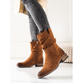 Evento Bottes de cowboy en daim brun 2