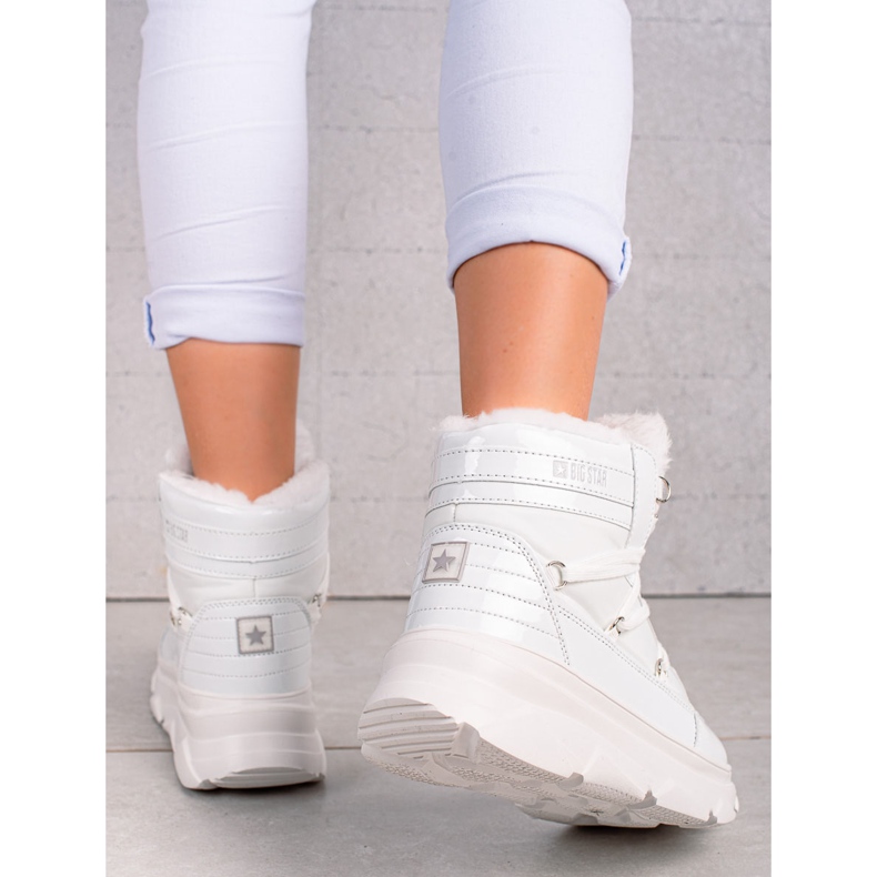 Bottes de neige pour femmes Big Star II274463 blanc 2