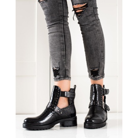 Bestelle Travailleurs avec ornement de boucle le noir 2