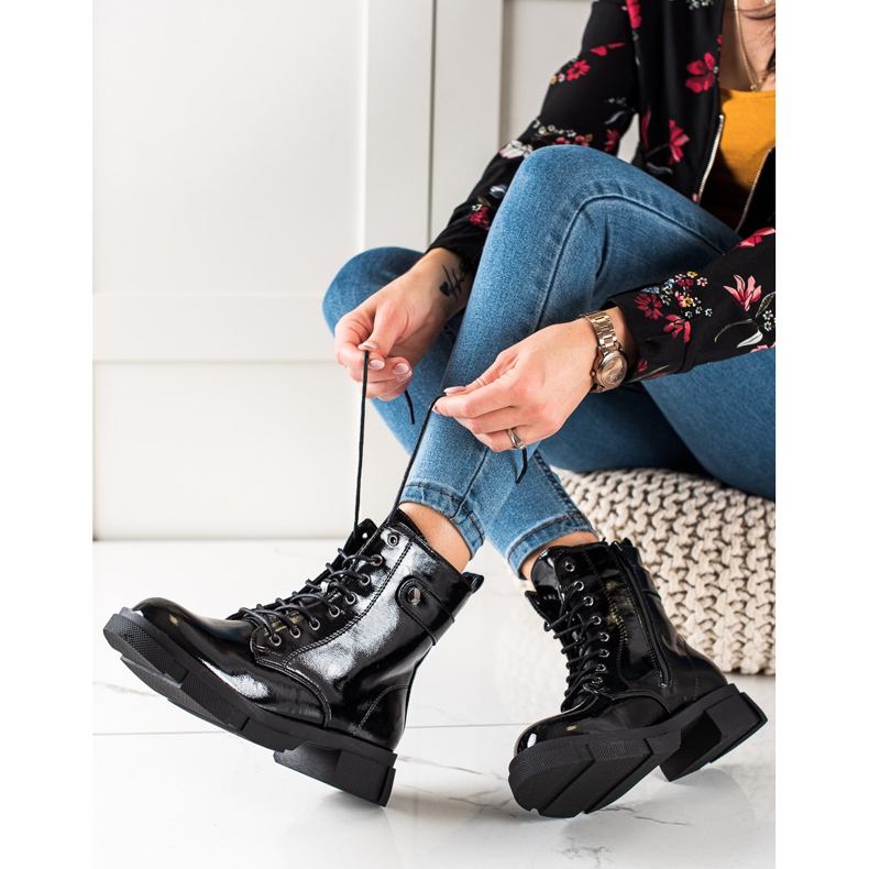 Goodin Ouvriers Laqués Classiques le noir 1