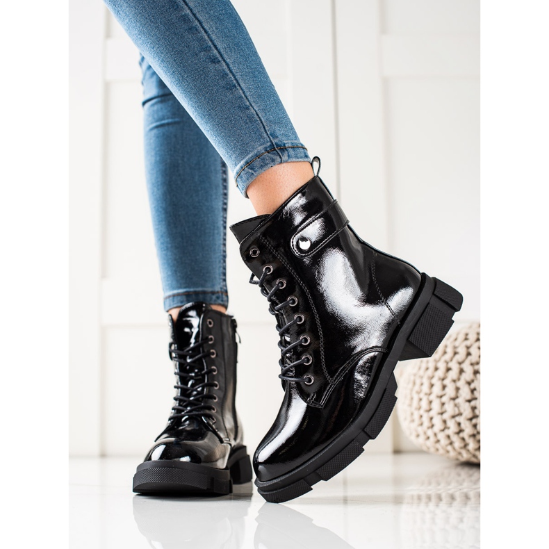 Goodin Ouvriers Laqués Classiques le noir 2