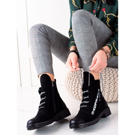 W. Potocki Bottines Potocki noires à la mode le noir 1
