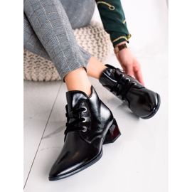 Bottes à talons bas de Sergio Leone noir 2