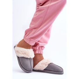 Chaussons Femme Chaussons Fourrure Gris Pinky 2 Chaussons Femme Chaussons Fourrure Gris Pinky 2