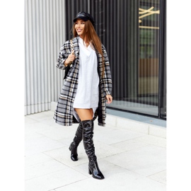 PS1 Bottes en latex noires Macey le noir 1