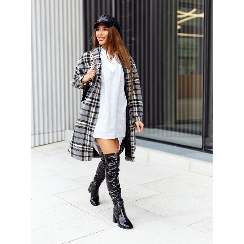 PS1 Bottes en latex noires Macey 1