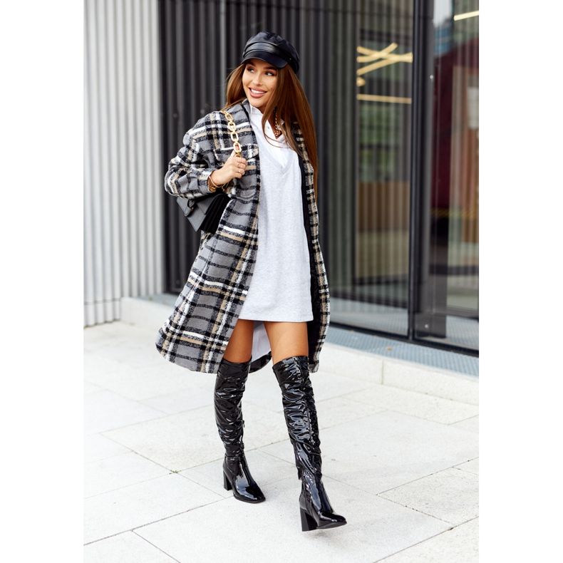 PS1 Bottes en latex noires Macey 2