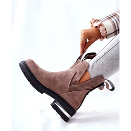 PS1 Bottines chaudes Bottines Jodhpur Avec fermeture éclair Cappucino My Way kaki 3