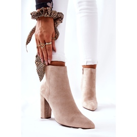 PS1 Bottines En Daim On A Bar Beige Rinasa 6