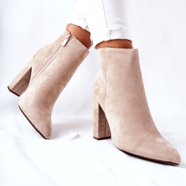 PS1 Bottines En Daim On A Bar Beige Rinasa 3