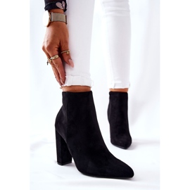 PS1 Bottines en daim noires Rinasa sur un poteau le noir 5
