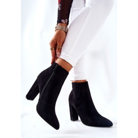 PS1 Bottines en daim noires Rinasa sur un poteau le noir 4