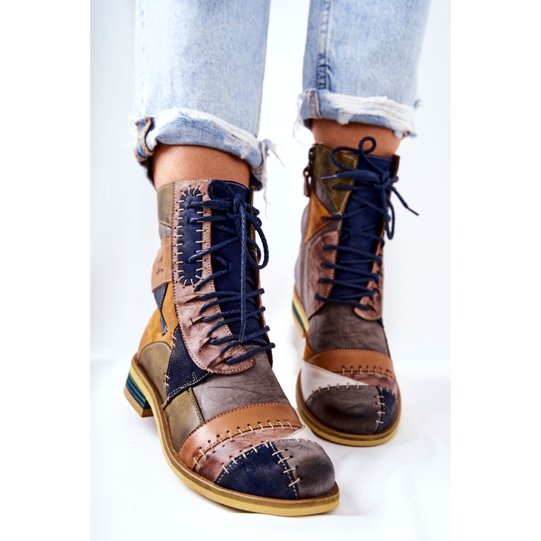 Bottes Jodhpur en cuir multicolore Maciejka 05095-39 1