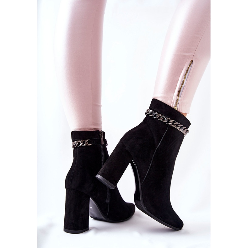Bottes Hautes En Cuir Laura Messi Noir 2203 le noir 1