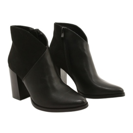 Bottes sur le poteau Noir Filippo DBT1575 / 21 BK 4