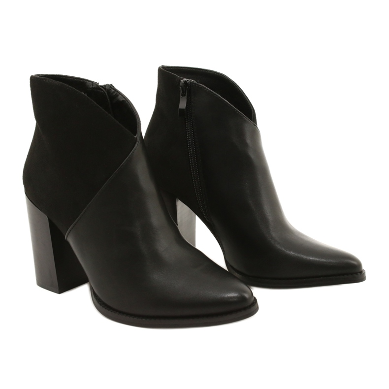 Bottes sur le poteau Noir Filippo DBT1575 / 21 BK 4
