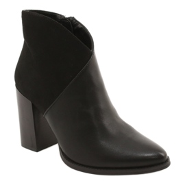 Bottes sur le poteau Noir Filippo DBT1575 / 21 BK le noir 1 Bottes sur le poteau Noir Filippo DBT1575 / 21 BK le noir 1
