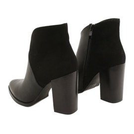 Bottes sur le poteau Noir Filippo DBT1575 / 21 BK 3