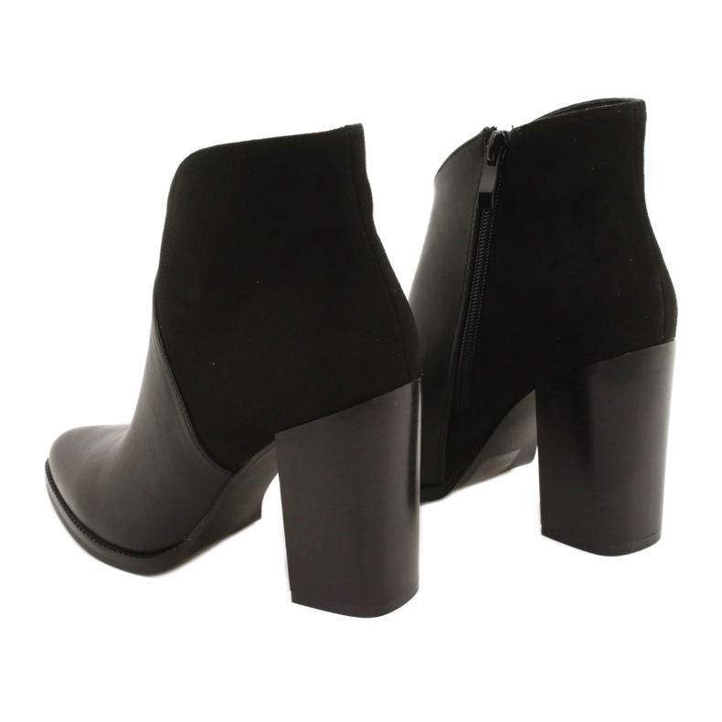 Bottes sur le poteau Noir Filippo DBT1575 / 21 BK 3