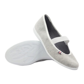 Baskets ballerines femme Befado 493q sz blanc multicolore gris 4