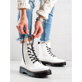 Vinceza Trappeurs élégants et chaleureux blanc 2