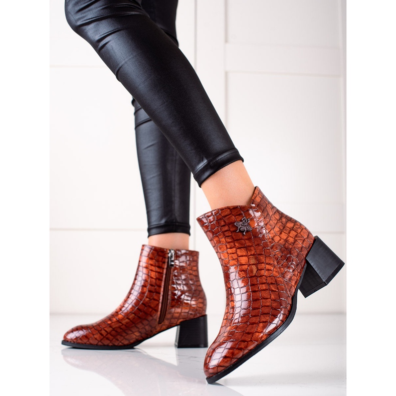 Filippo Bottes élégantes avec isolation brun 1