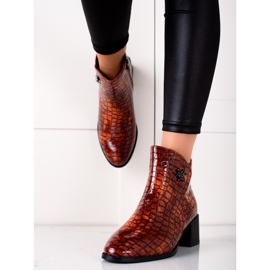 Filippo Bottes élégantes avec isolation brun 3