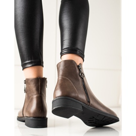 TRENDI Bottes marron à la mode brun 2