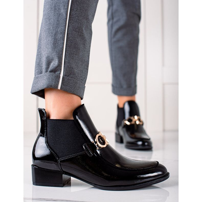W. Potocki Bottes Potocki noir doré 1