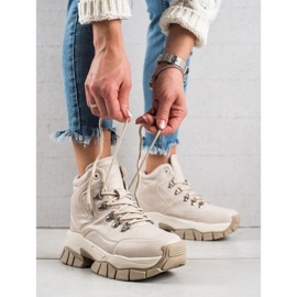 Bottes pour femmes Big Star II274331 beige 2