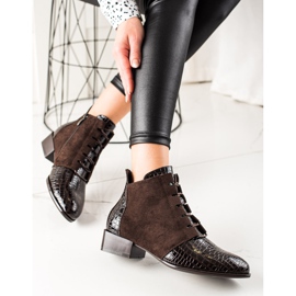 W. Potocki Bottines Potocki élégantes brun 3