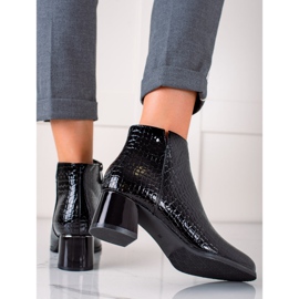 W. Potocki Bottes à talons hauts Potocki le noir 2