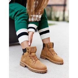 PH1 Trappeurs isolés pour femmes avec fermeture éclair, Camel Lenox brun 1