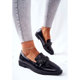 PG1 Chaussures avec bande décorative en valisso noir 1