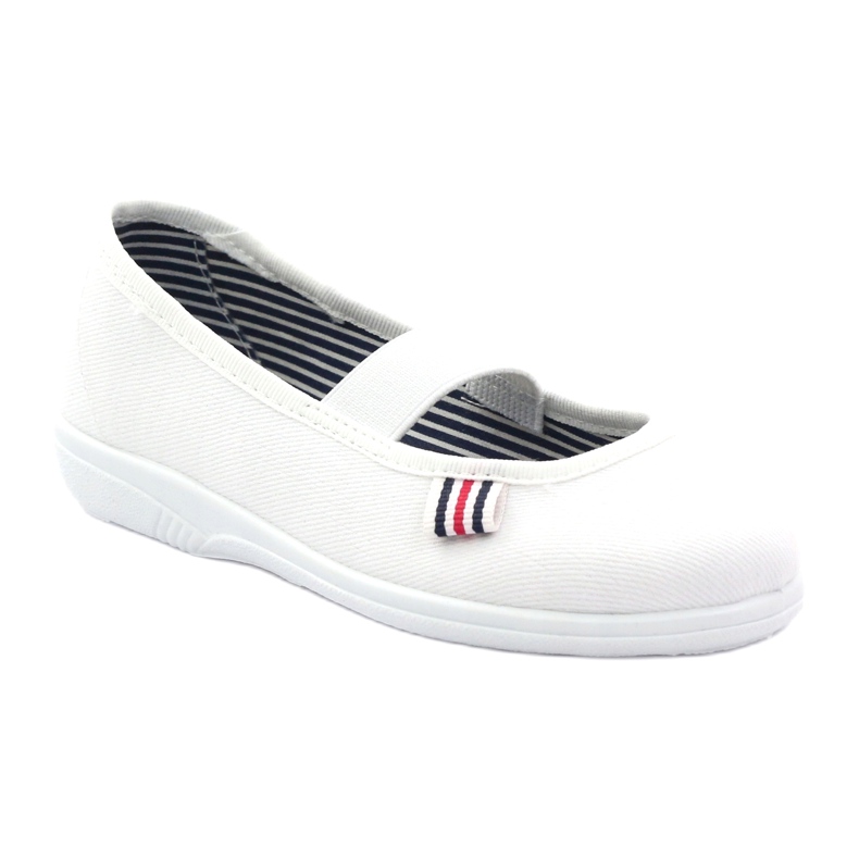 Chaussons fille Tchèque Befado 274X013 blanc 1