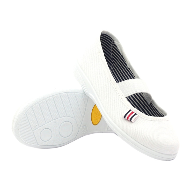 Chaussons fille Tchèque Befado 274X013 blanche 3