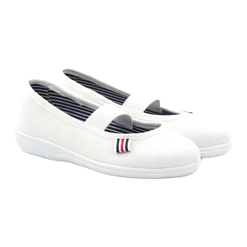 Chaussons fille Tchèque Befado 274X013 blanc 4