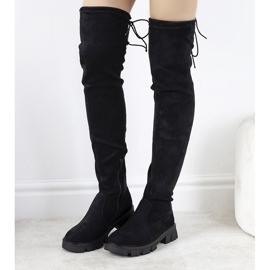 Boots noires à semelles hautes Patrice 1