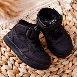 PA1 Chaussures De Sport Hautes Isolées Enfant Noir Clafi le noir 2