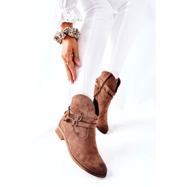 Vinceza Bottes Chaudes En Daim Femme Beige Castlerock brun 5