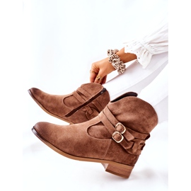 Vinceza Bottes Chaudes En Daim Femme Beige Castlerock brun 6