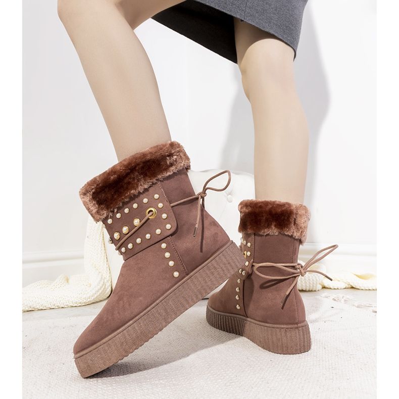 Bottes de neige femme Almendra rose 1 Bottes de neige femme Almendra rose 1