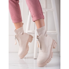 Bestelle Travailleurs à enfiler avec une fermeture à glissière beige 1