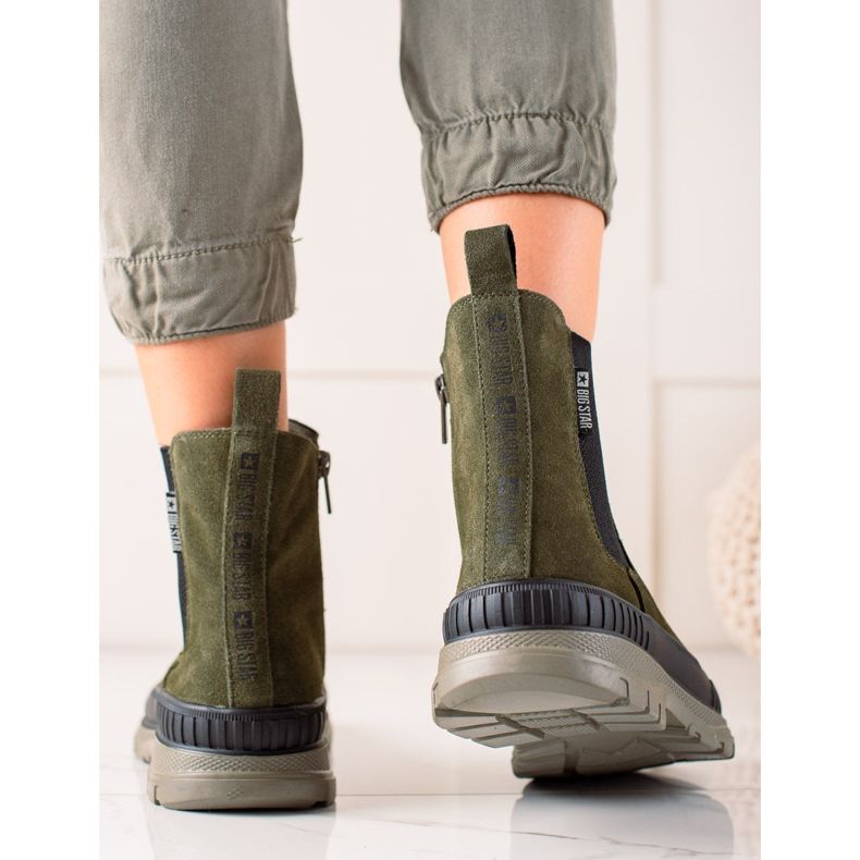 Bottes pour femmes Big Star II274355 vert 1