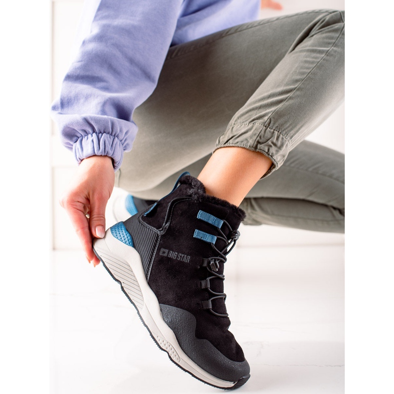 Bottes de neige pour femmes Big Star II274261 le noir 1 Bottes de neige pour femmes Big Star II274261 le noir 1